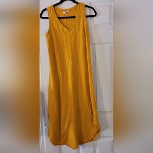 GAP Women's Mustard Maxi Dress